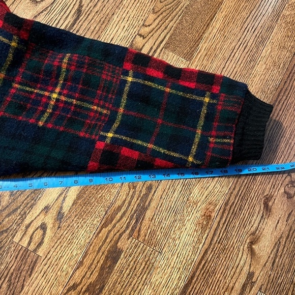 Woolrich | Vintage Patchwork Wool Coat‎ Men's Sz XL - Picture 9 of 9